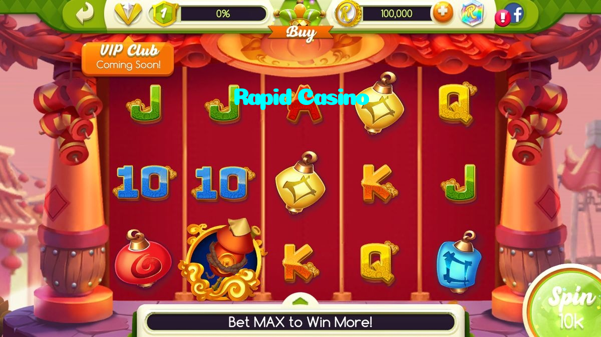 Rapid Casino casino presented on mobile device in Pakistan with slots and live games